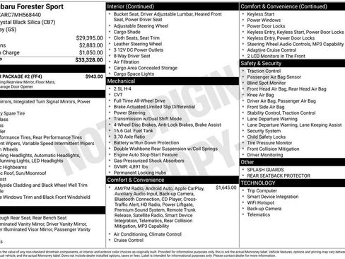 Used 2021 Subaru Forester Sport w/ Popular Package #2 AWD/4WD image 5