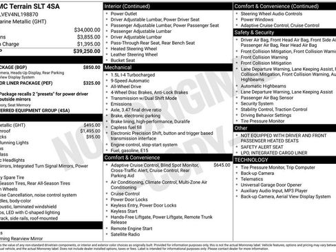 Used 2022 GMC Terrain SLT w/ Tech Package image 2