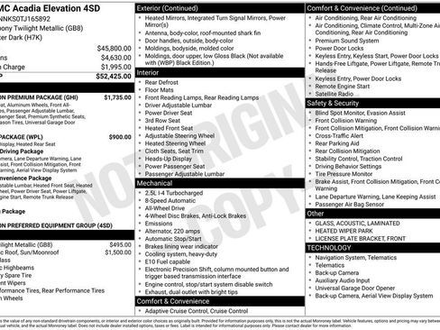 New 2026 GMC Acadia Elevation w/ Elevation Premium Package AWD/4WD image 5