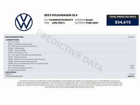 Used 2023 Volkswagen ID.4 Pro S image 2