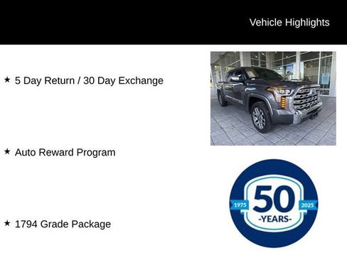 Used 2024 Toyota Tundra 1794 Edition AWD/4WD image 8