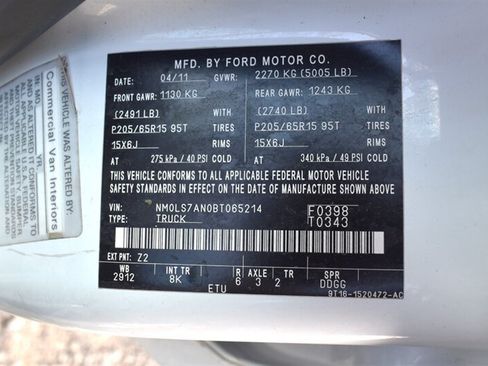 Used 2011 Ford Transit Connect XL FWD image 26