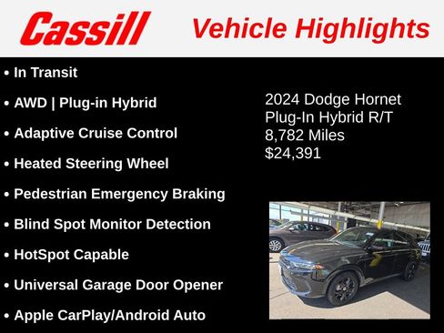 Used 2024 Dodge Hornet R/T w/ Tech Pack w/o Parking AWD/4WD image 3