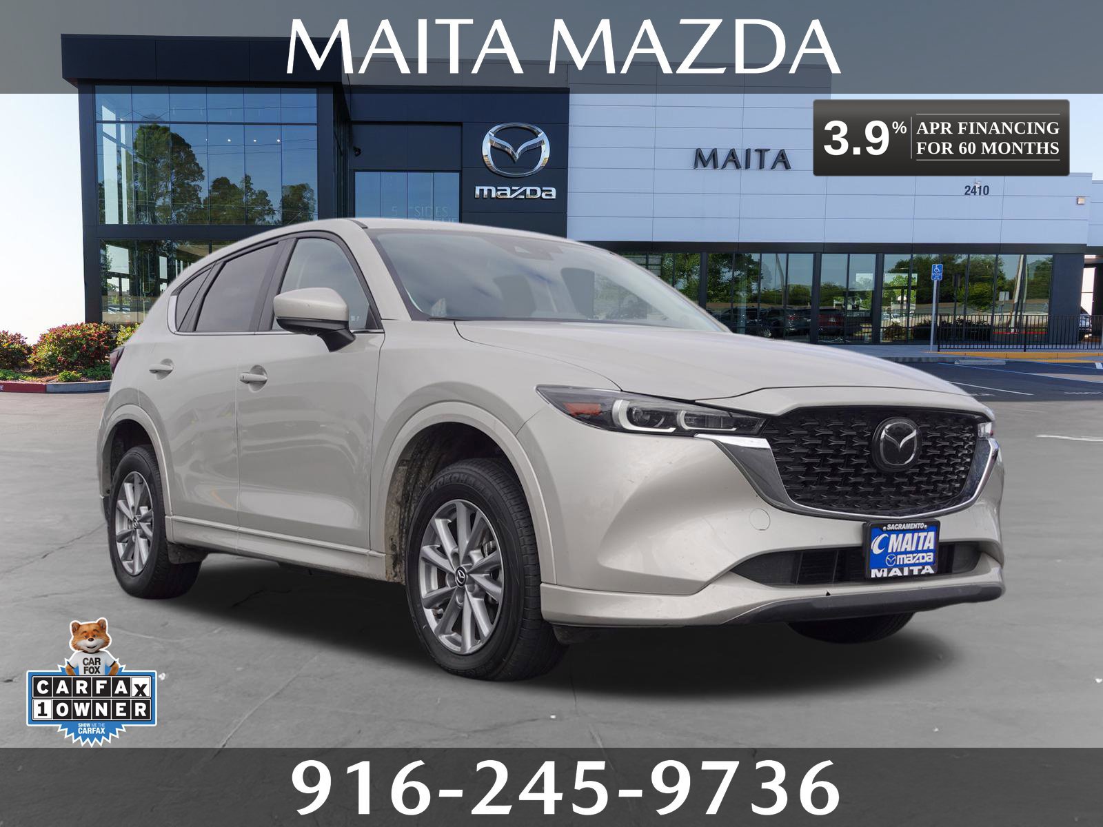 Certified 2025 MAZDA CX-5 AWD 2.5 S w/ Preferred Package 360° Tour