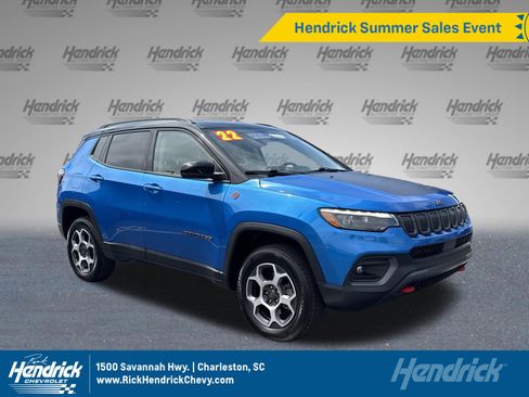 Used 2022 Jeep Compass Trailhawk w/ Trailhawk Elite Group AWD/4WD image 1