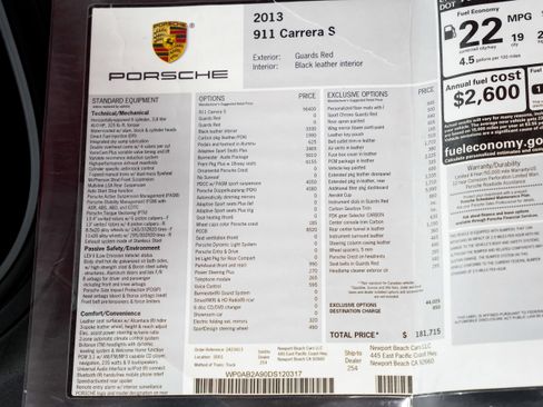 Used 2013 Porsche 911 Carrera S image 2