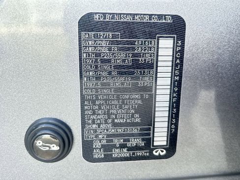 Used 2019 INFINITI QX50 Essential w/ Premium Heat Package FWD image 2
