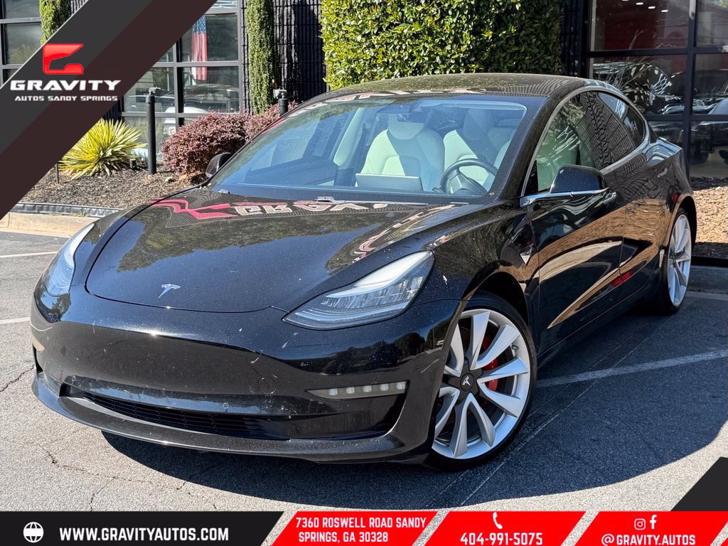Used 2019 Tesla Model 3 Long Range AWD/4WD image 1