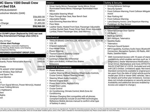 Used 2018 GMC Sierra 1500 Denali AWD/4WD image 33