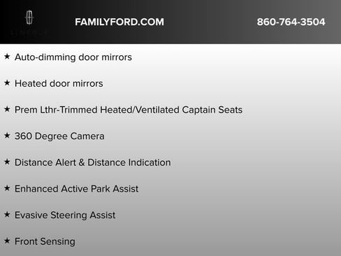 Certified 2021 Lincoln Nautilus Reserve w/ Equipment Group 201A image 30