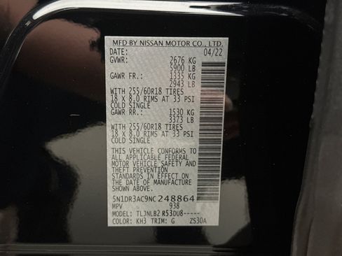 Used 2022 Nissan Pathfinder S AWD/4WD image 11