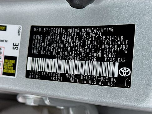 Certified 2024 Toyota Corolla LE FWD image 31