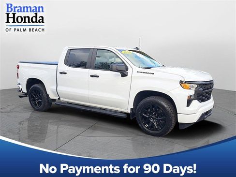 Used 2024 Chevrolet Silverado 1500 Custom w/ LPO, Dark Essentials Package image 1