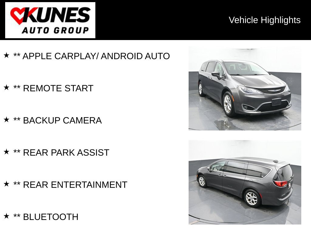 Used 2018 Chrysler Pacifica Touring Plus w/ Tire & Wheel Group FWD image 2