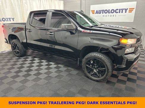 Used 2021 Chevrolet Silverado 1500 Custom Trail Boss w/ LPO, Dark Essentials Package AWD/4WD image 1