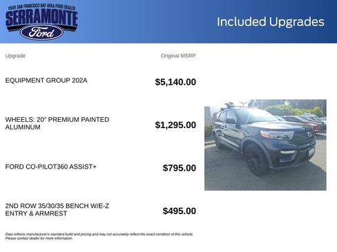 Used 2020 Ford Explorer XLT w/ Equipment Group 202A AWD/4WD image 21