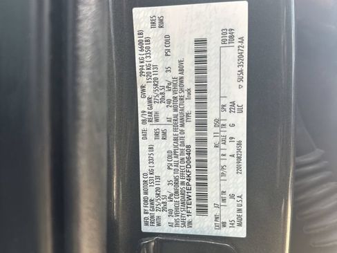 Used 2019 Ford F150 XL w/ Equipment Group 101A Mid AWD/4WD image 36
