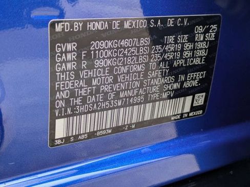 New 2025 Acura ADX A-Spec image 13