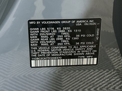 New 2026 Volkswagen Atlas Cross Sport SEL image 32