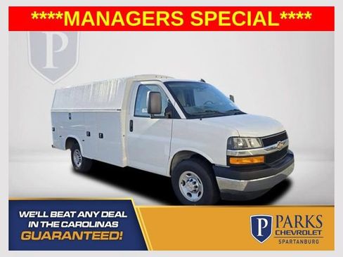 New 2025 Chevrolet Express 3500 w/ Power Convenience Package RWD image 1