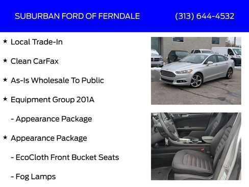 Used 2014 Ford Fusion SE w/ Equipment Group 201A image 4