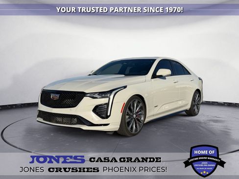 Used 2022 Cadillac CT4 V w/ Navigation Package RWD image 1