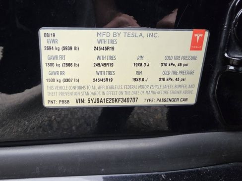 Used 2019 Tesla Model S Long Range AWD/4WD image 53
