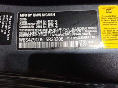 Used 2020 BMW M4 Convertible w/ Executive Package image 12