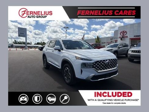 Used 2023 Hyundai Santa Fe Blue AWD/4WD image 1