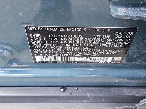 Certified 2023 Honda HR-V LX image 14