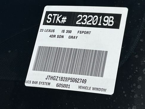 Used 2023 Lexus IS 350 F Sport w/ Accessory Package 2 RWD image 10