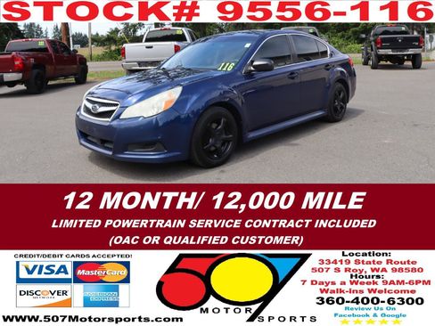 Used 2011 Subaru Legacy 2.5i AWD/4WD image 2