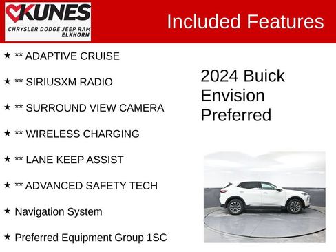Used 2024 Buick Envision Preferred AWD/4WD image 3