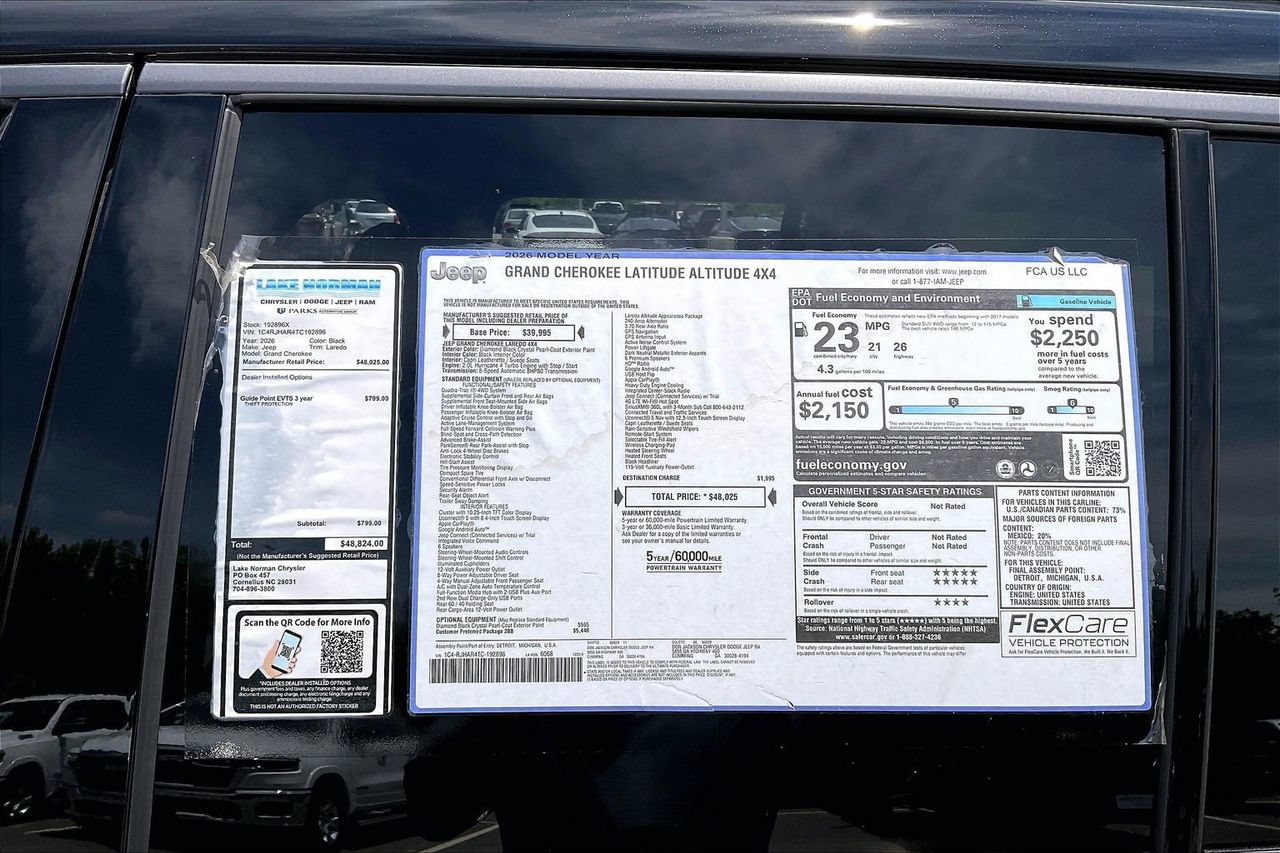 New 2026 Jeep Grand Cherokee Altitude AWD/4WD image 33