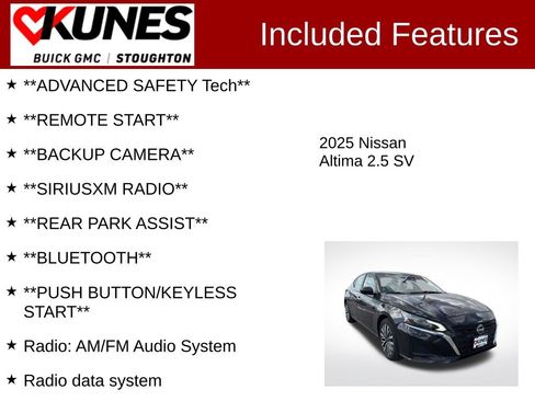 Used 2025 Nissan Altima 2.5 SV FWD image 2