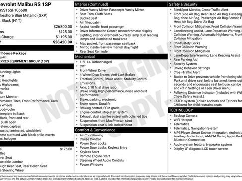 Used 2025 Chevrolet Malibu RS FWD image 32