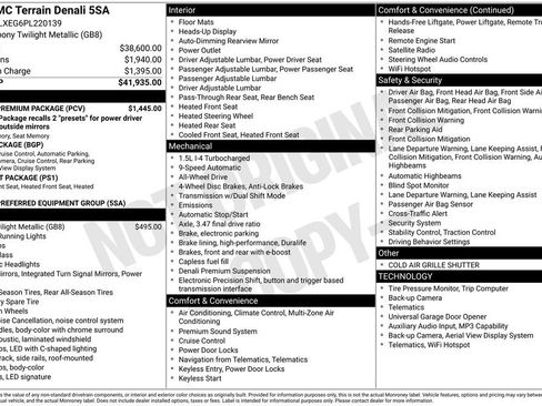 Certified 2023 GMC Terrain Denali w/ Denali Premium Package image 6