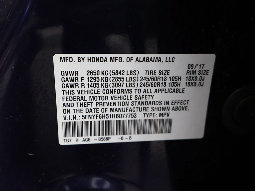 Used 2017 Honda Pilot EX-L image 53
