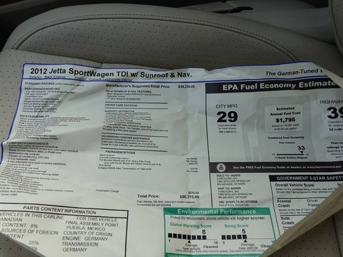 Used 2012 Volkswagen Jetta TDI FWD image 88