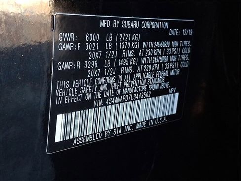 Used 2020 Subaru Ascent Limited w/ Technology Package image 28