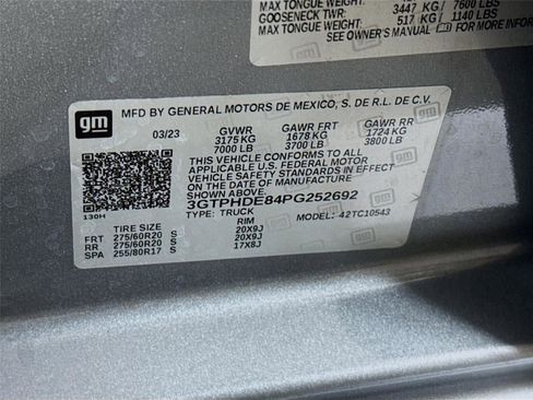 Used 2023 GMC Sierra 1500 SLT w/ SLT Premium Package RWD image 15