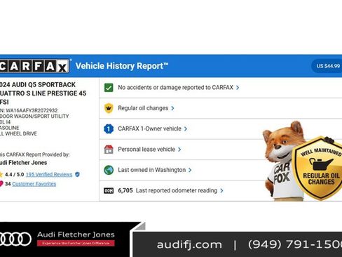 Used 2024 Audi Q5 2.0T Prestige w/ Prestige Package image 2