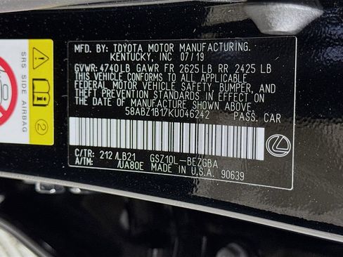 Used 2019 Lexus ES 350 w/ Accessory Package 2 FWD image 33