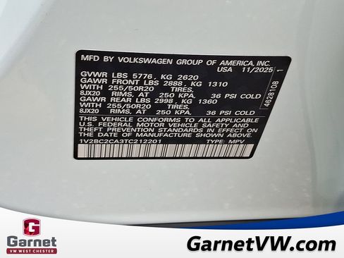 New 2026 Volkswagen Atlas Cross Sport SEL image 13