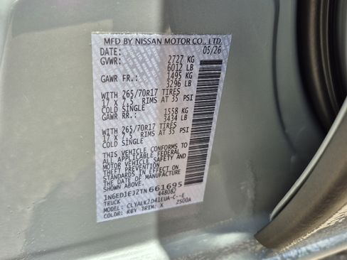 New 2026 Nissan Frontier Pro-X w/ Pro-X Convenience Package RWD image 33
