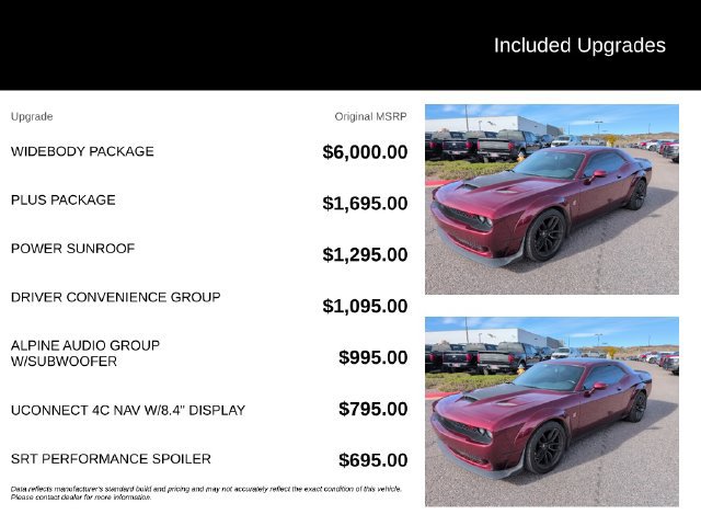 Used 2019 Dodge Challenger R/T Scat Pack w/ Widebody Package RWD image 5