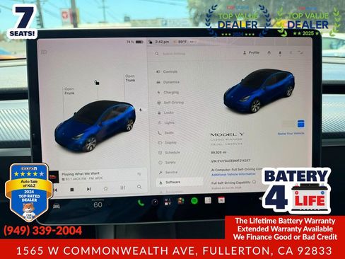 Used 2021 Tesla Model Y Long Range AWD/4WD image 32