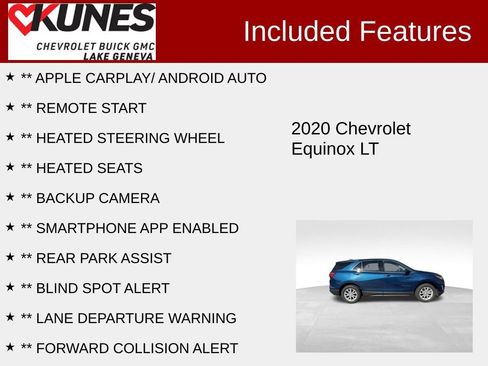Used 2020 Chevrolet Equinox LT w/ Driver Convenience Package FWD image 2