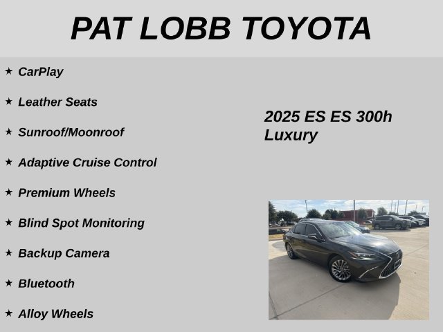 Used 2025 Lexus ES 300h w/ Luxury Package FWD image 12