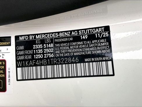 New 2026 Mercedes-Benz C 300 4MATIC Sedan image 12